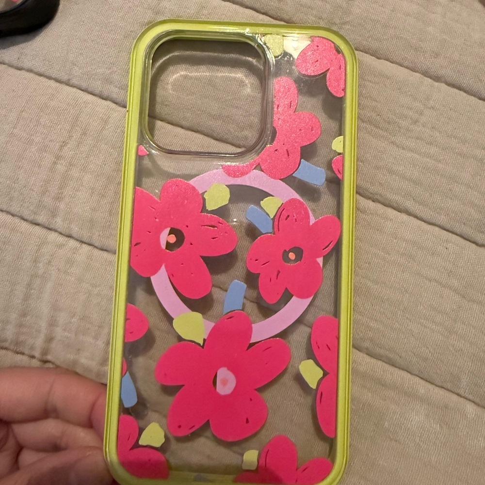 Floral Pink and Yellow Phone Case